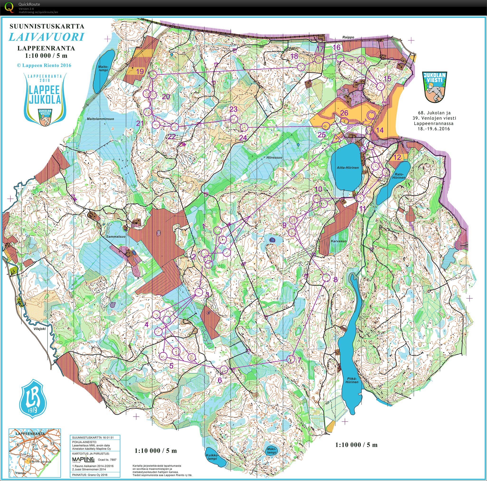 Jukola 2016 (19/06/2016)