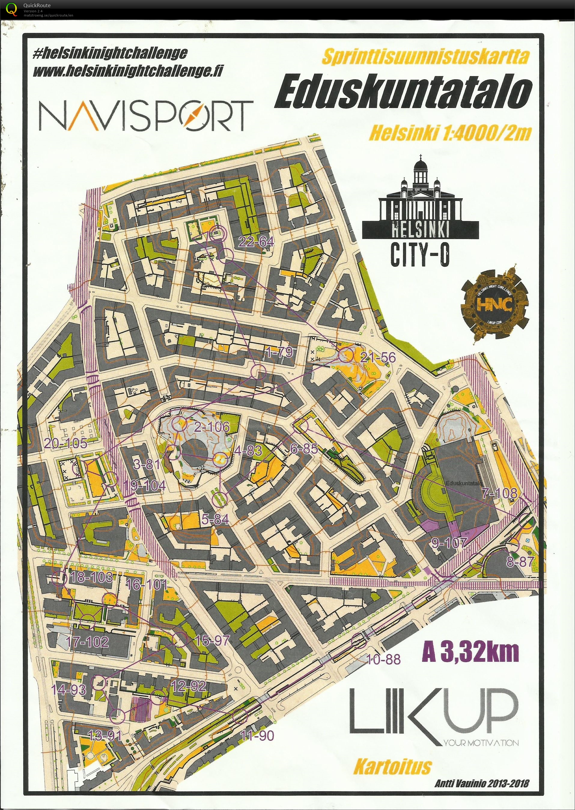 Helsinki Night Challenge (14/11/2018)