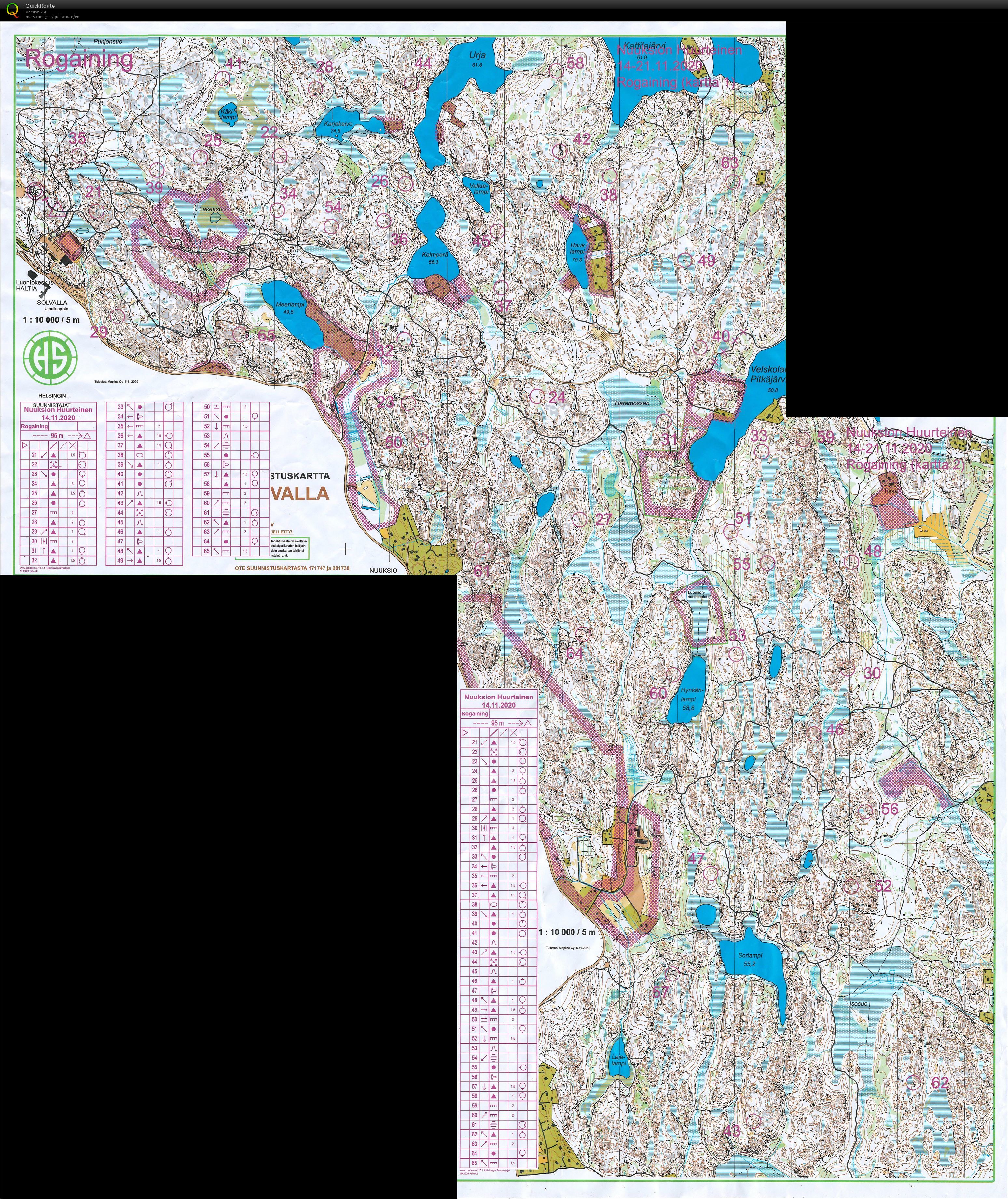 Nuuksio Huurteinen (14/11/2020)